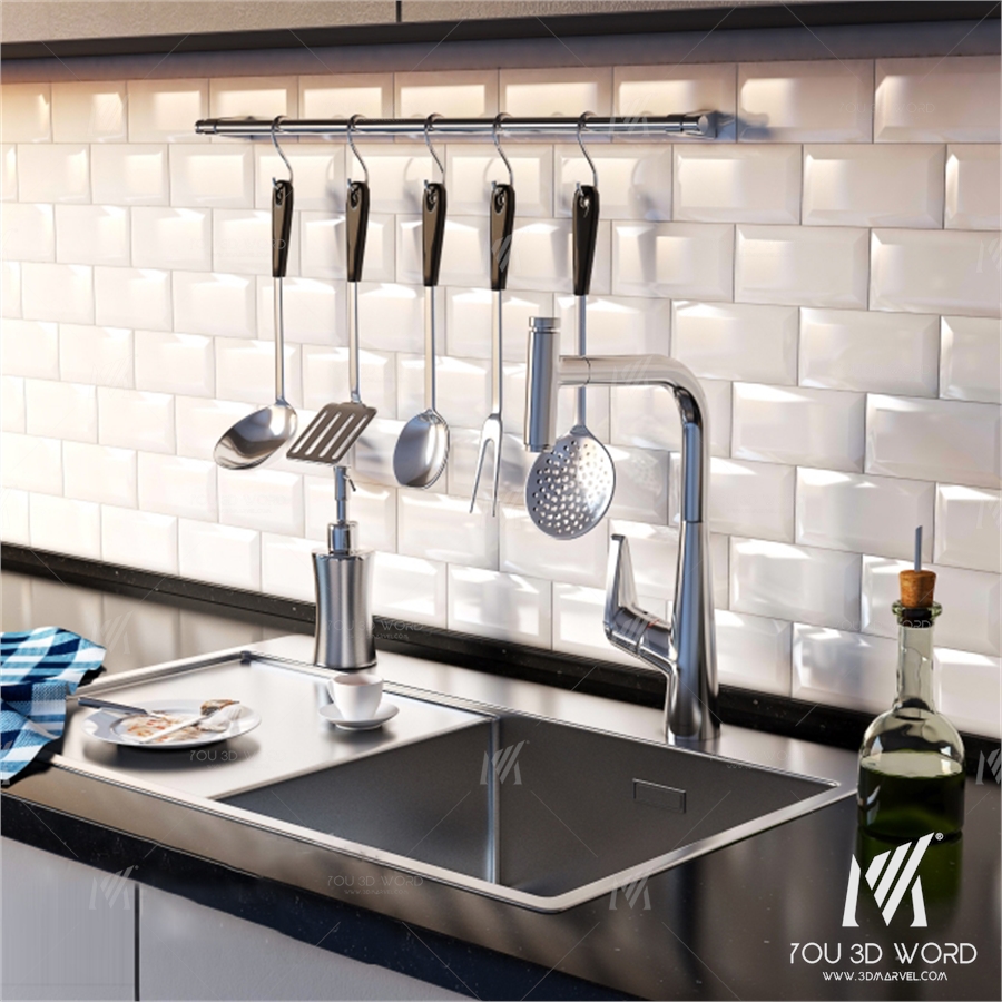 Complete kitchen sink, Artinox + Hansgrohe